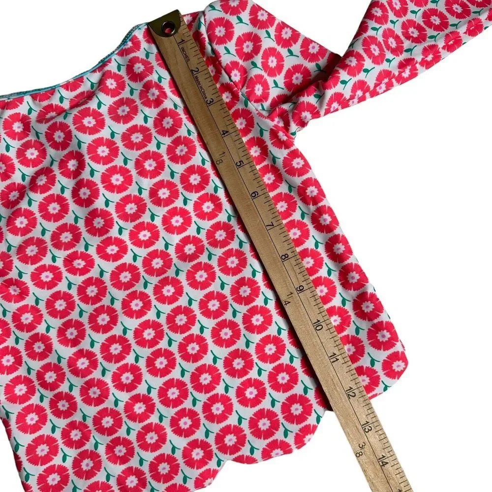 Tommy Bahama Toddler Girls Rash Guard‎ Top Sun Protection Swim Shirt Size 4